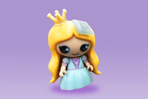 princess figure polyjet 3d printing